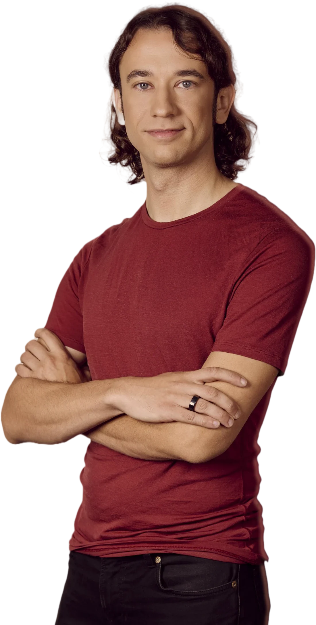 Joey Simsen, arms folded
